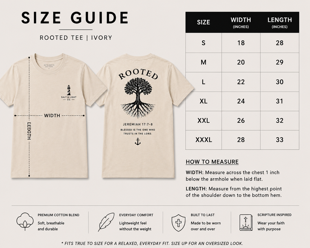 The Rooted Tee | Ivory
