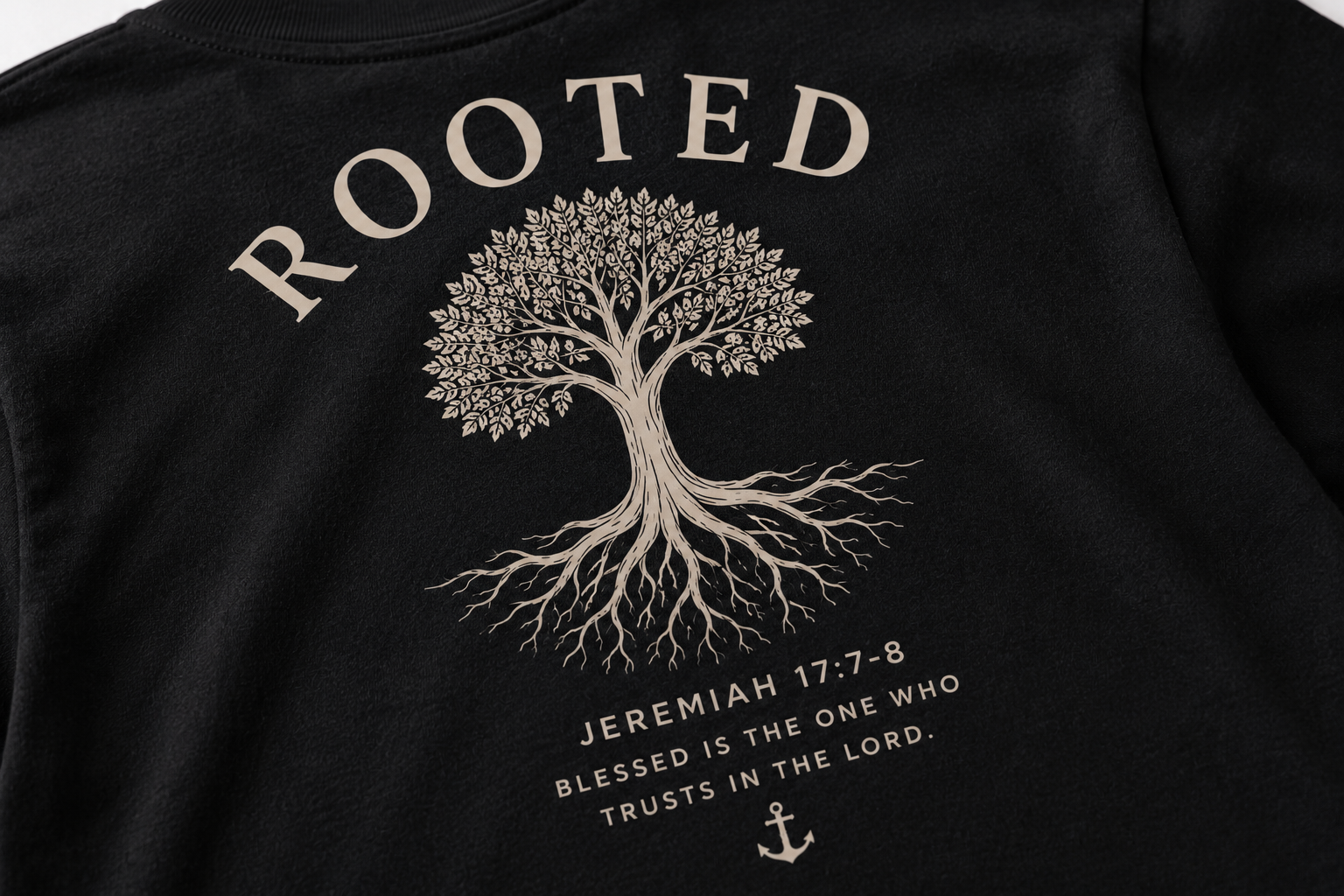 The Rooted Tee | Black