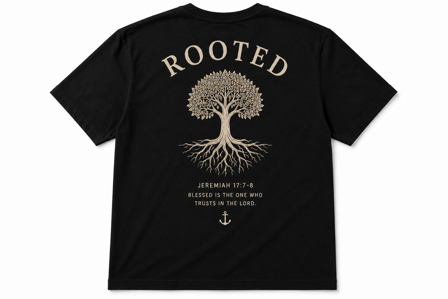 The Rooted Tee | Black